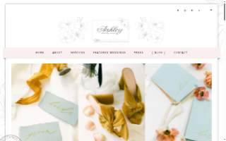 Ashley Weddings & Events website