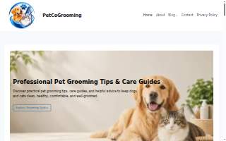 Petco Grooming of Bloomington website