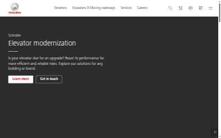 Schindler Electric Inc website