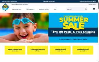 Pools of Fun website
