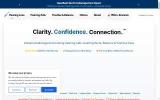HearBest - Carmel / Noblesville Hearing Solutions website