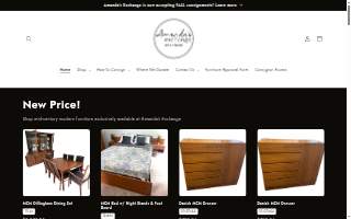 Amanda's Exchange website