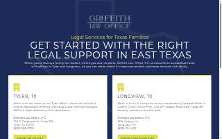 GriffithLaw: Injury Lawyers website