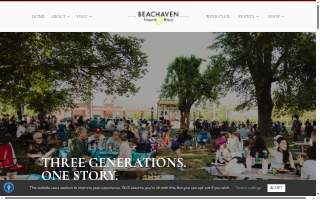 Beachaven Vineyards & Winery website