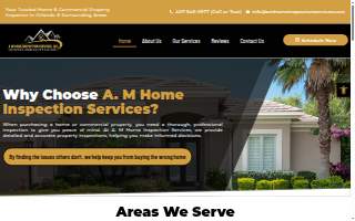 AM Home Inspection Services website