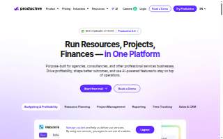 Productive Resources website