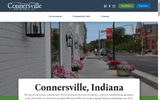 Connersville Auto Body website