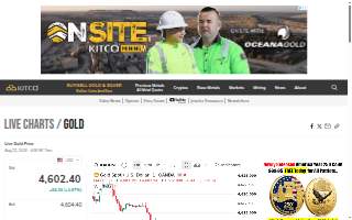 The Gold Depot website