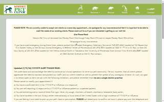 Nokomis Pet Clinic website
