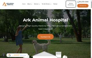 Ark Animal Hospital website