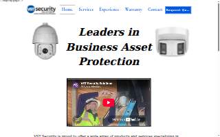 VST Security Solutions website