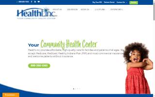 HealthLinc East Chicago website