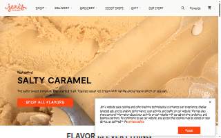 Jeni's Splendid Ice Creams website