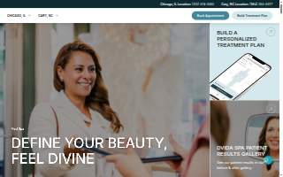 Dvida Med Spa website