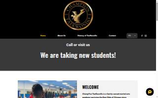 Champyon Taekwondo USA Inc. website