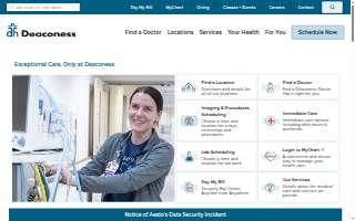 Deaconess Home Health website