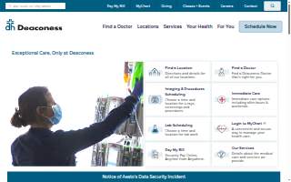 Deaconess Clinic Urgent Care - West website