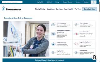 Deaconess Clinic Urgent Care - North Park website