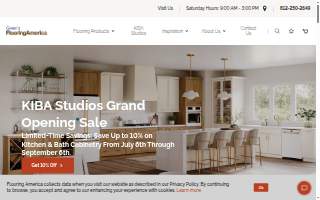 Greer's Flooring America website