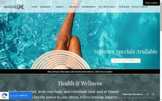 MassageLuXe Fishers website