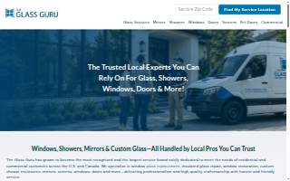 The Glass Guru website