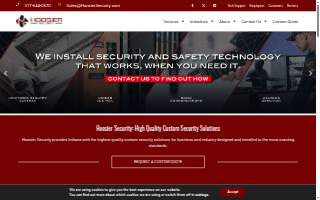 Hoosier Security website