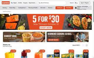 Harmons Grocery - Seventh Street website