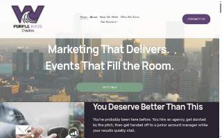 Purple Wave Creative LLC website