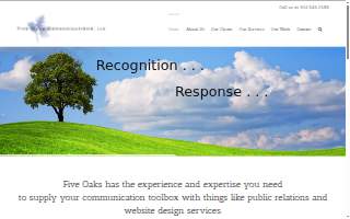Five Oaks Communications, LLC website