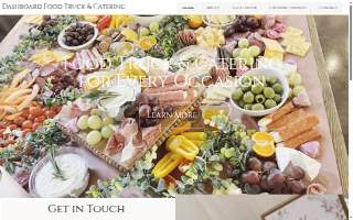 Dashboard Food Truck & Catering website