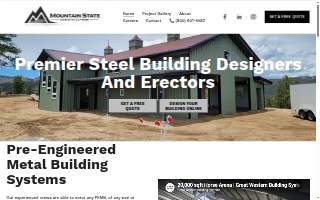 Mountain State Construction website