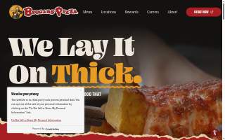 Beggars Pizza website