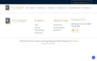 Stutsman Dentistry website