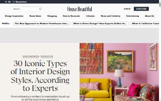 Interior Elements & Design website