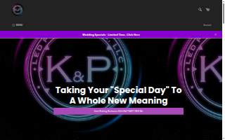 K&P Party Rental website