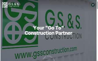 G. S. & S. Construction website