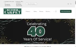 Richmond Carpet Outlet website