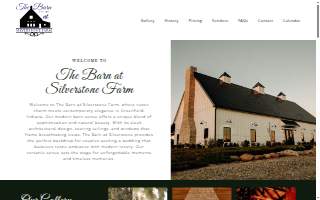 The Barn at SilverStone Farm website