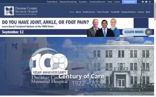 Decatur County Memorial Hospital website