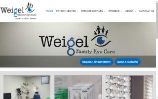 Weigel Family Eye Care, Optometrists, P.C. website