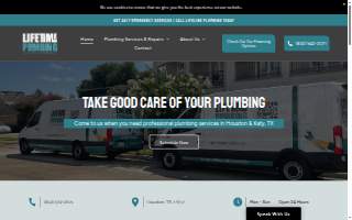 Lifetime Plumbing website