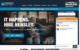 Hensley Legal Group, PC website