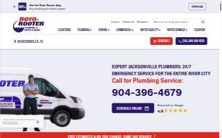 Roto-Rooter Plumbing & Water Cleanup of Jacksonville website