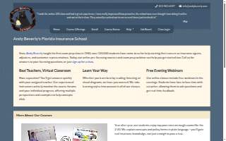 Andy's School of Music website