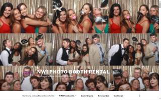 NWI Photo Booth Rental website