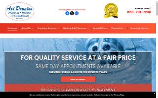 Art Douglas Plumbing Inc website