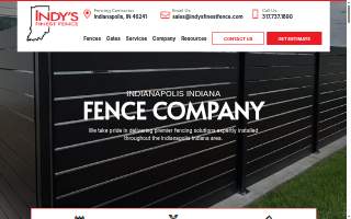 Indy's Finest Fence website