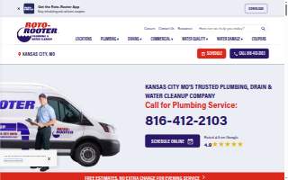 Roto-Rooter Plumbing & Water Cleanup of Kansas City website