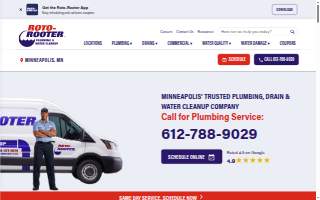 Roto-Rooter Plumbing & Water Cleanup of Minneapolis website