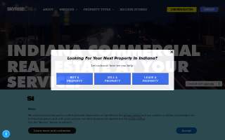 SKYRISECRE Indianapolis Commercial Real Estate Company website